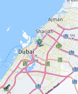 United Arab Emirates on map