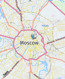 Russia on map