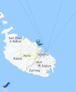 Malta en el mapa