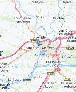 Francia en el mapa