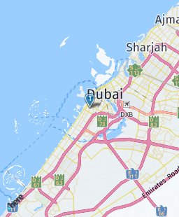 Emiratos Árabes Unidos en el mapa