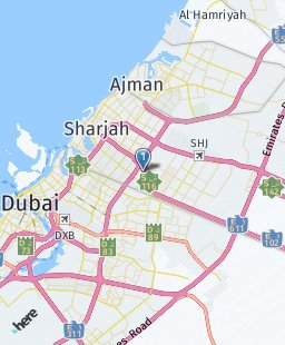 Emiratos Árabes Unidos en el mapa
