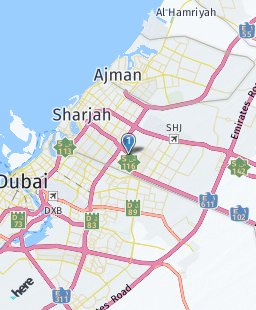 Emiratos Árabes Unidos en el mapa