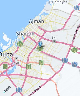 Emiratos Árabes Unidos en el mapa