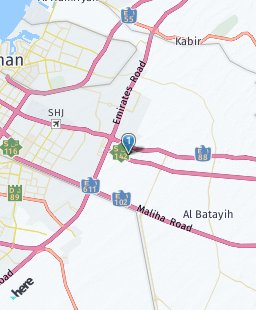 Emiratos Árabes Unidos en el mapa
