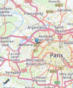 Francia en el mapa