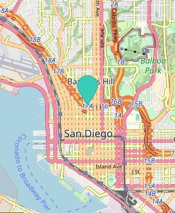 USA on map