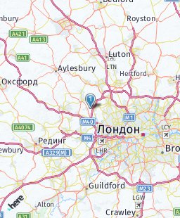 Великобритания на карте