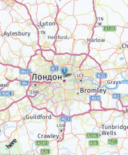 Великобритания на карте