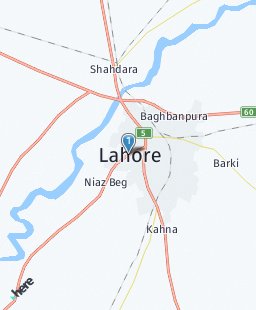 Пакистан на карте