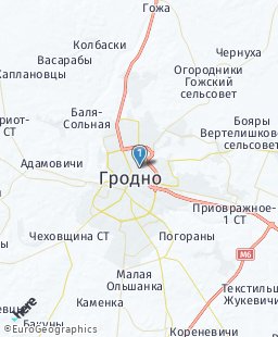 Беларусь на карте