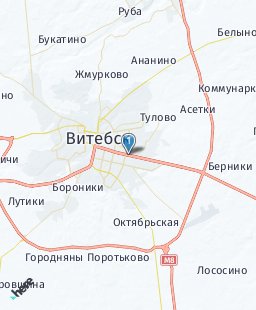 Беларусь на карте
