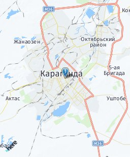 Казахстан на карте