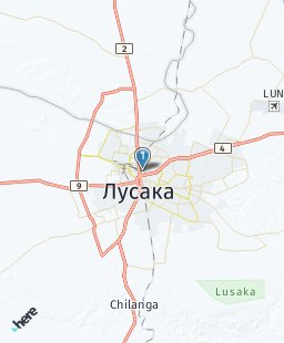 Республика Замбия на карте