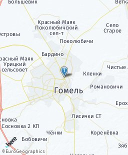 Беларусь на карте