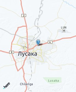 Республика Замбия на карте