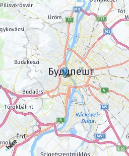 Венгрия на карте
