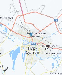 Казахстан на карте