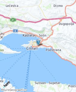 Хорватия на карте