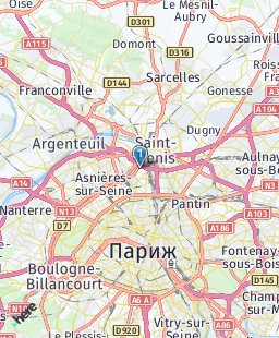 Франция на карте