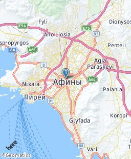 Греция на карте
