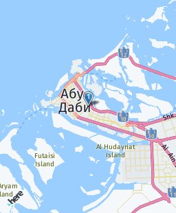 ОАЭ на карте