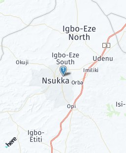 Нигерия на карте
