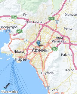 Греция на карте