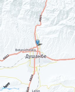 Таджикистан на карте