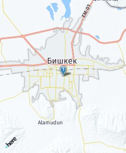 Кыргызстан на карте