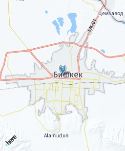 Кыргызстан на карте