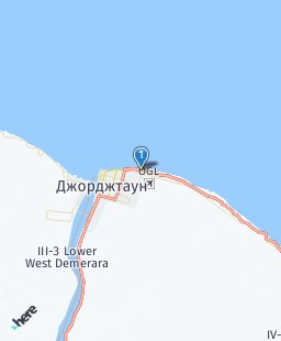 Гайана на карте