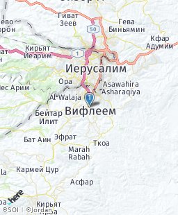 Палестина на карте
