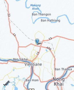 Лаос на карте
