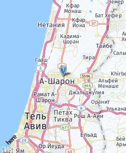 Израиль на карте