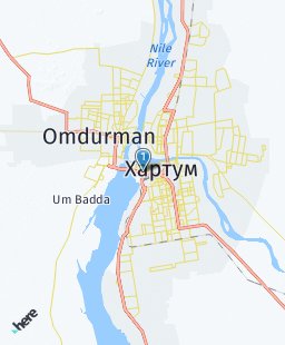 Судан на карте