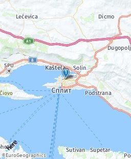 Хорватия на карте
